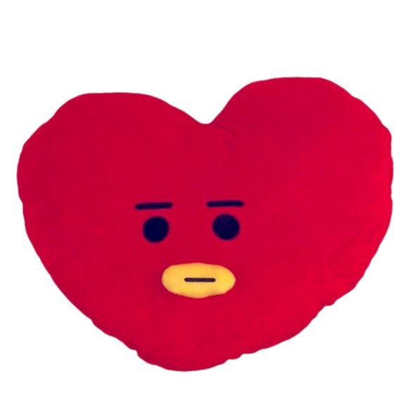 BTS21 Line Friends‎ Plushie "TATA" red heart BTS 21 stuff toys approx 13"… - Picture 1 of 17